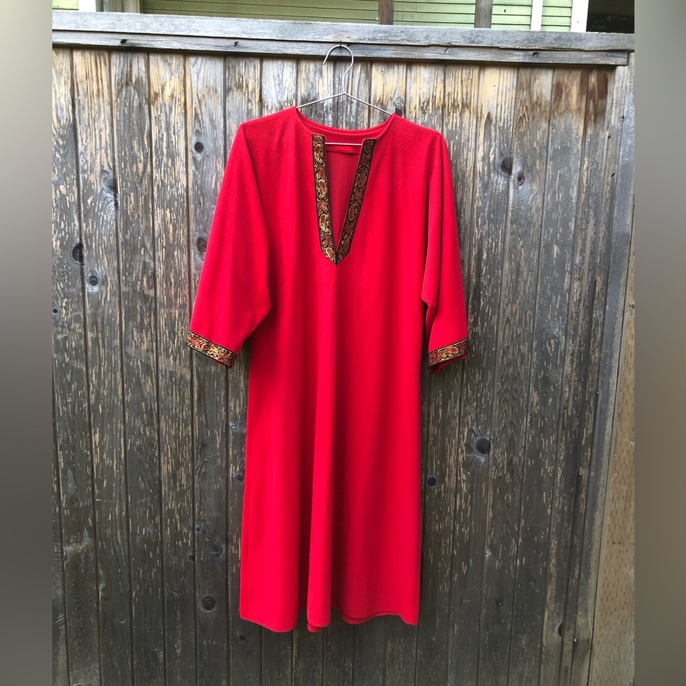 70’s red kaftan